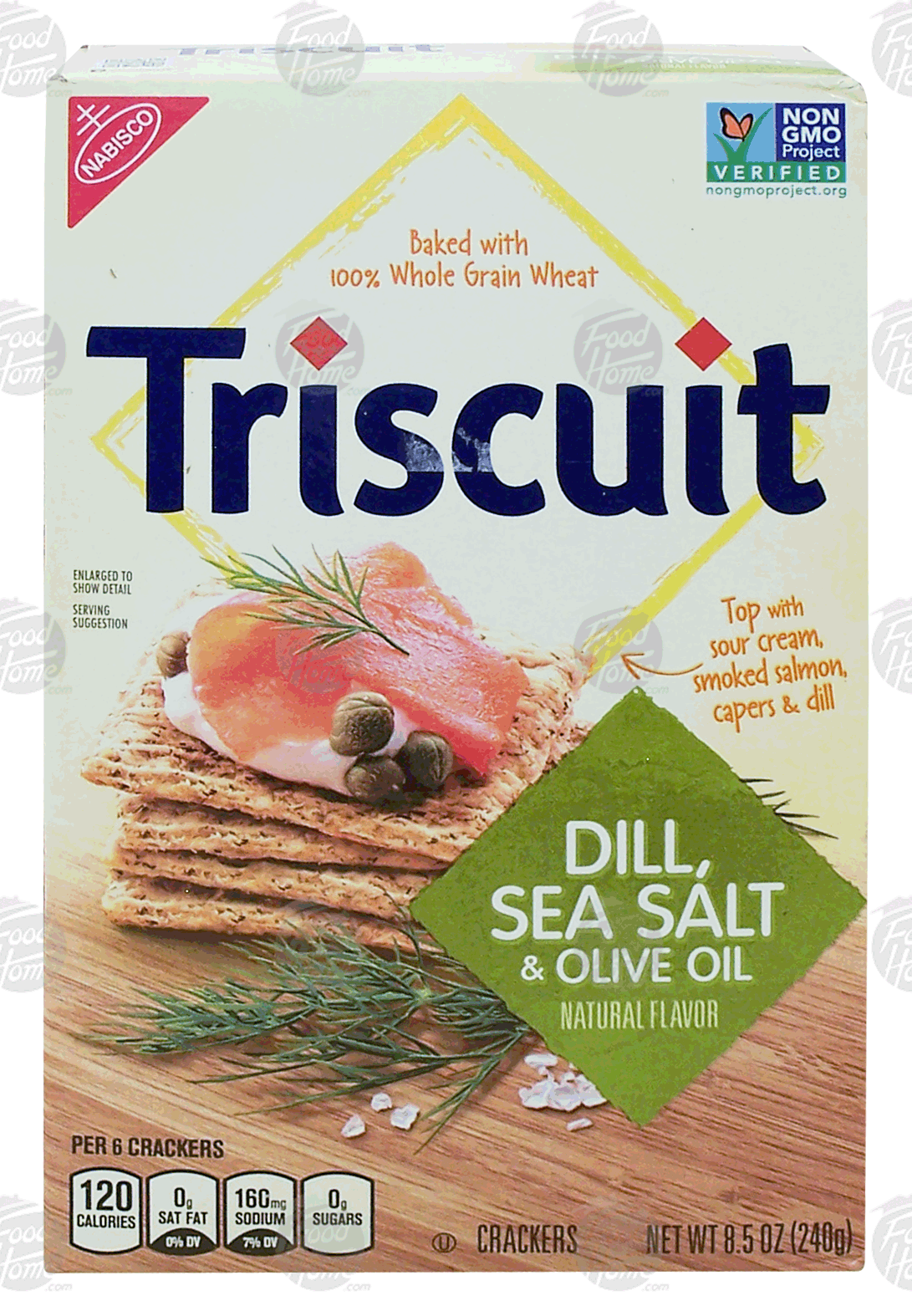 Nabisco Triscuit dill sea salt & olive oil flavor crackers Full-Size Picture